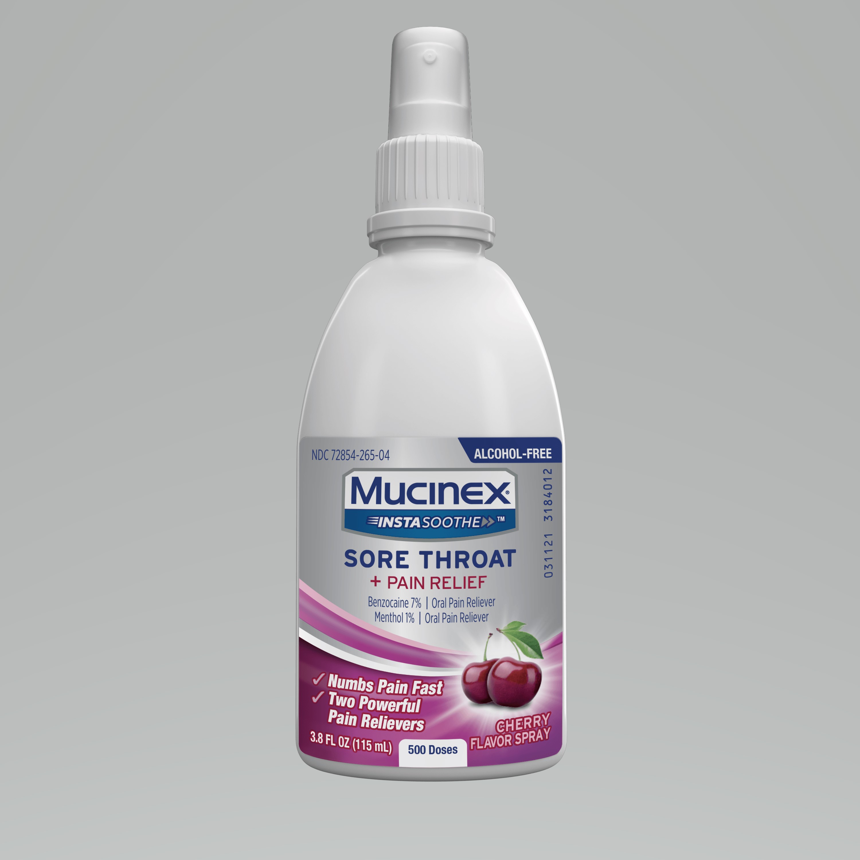 MUCINEX® InstaSoothe™ Sore Throat + Pain Relief Spray - Cherry 